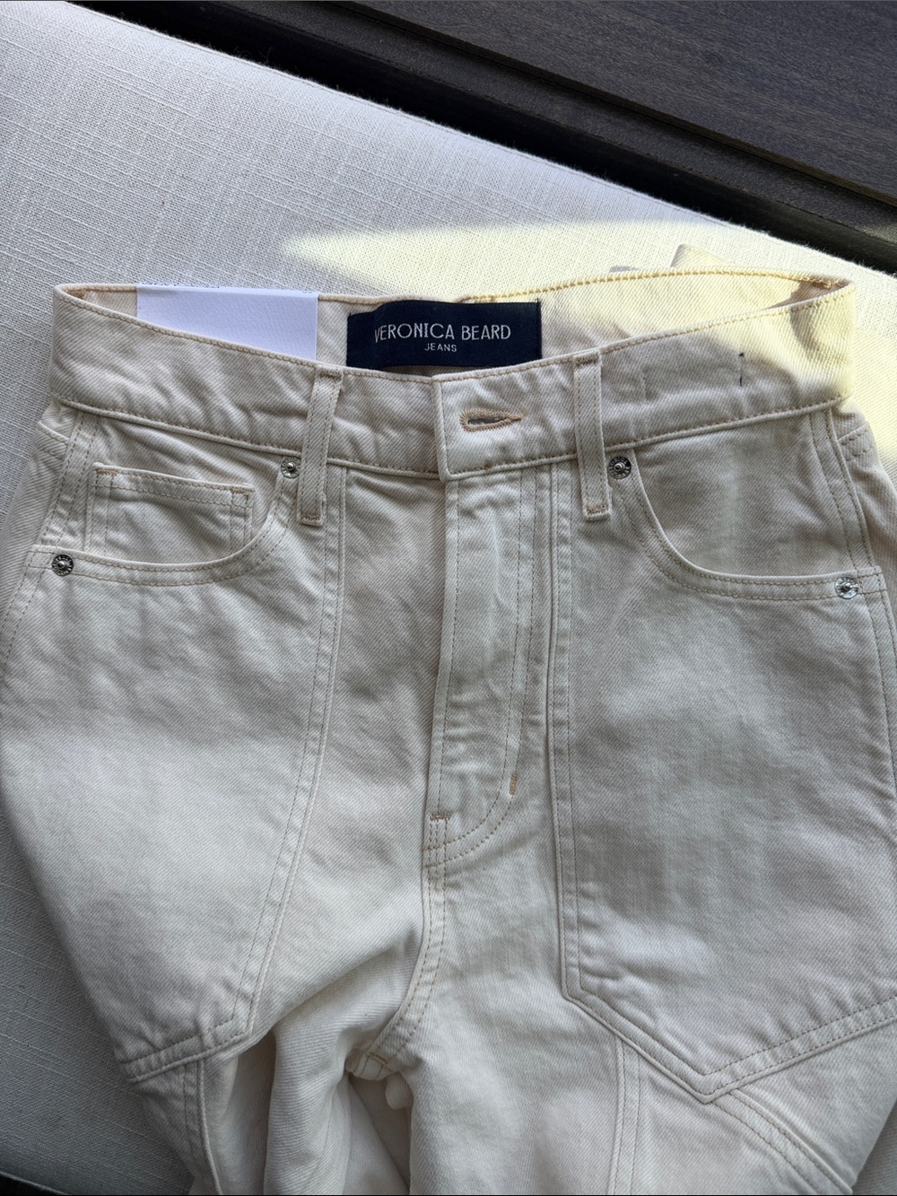 NWT Veronica Beard - Freddy Wide Leg Cargo Jean - Picture 6 of 6
